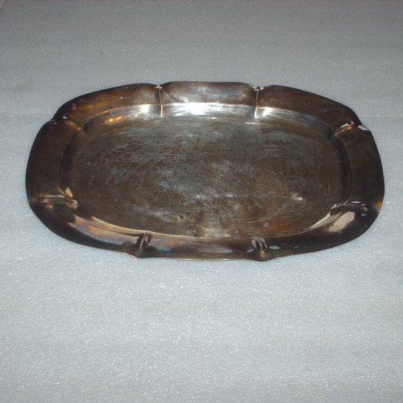 Vintage Reed & Barton silver plated serving tray - Picture 1 of 3